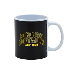 Borussia Dortmund BVB magic glass 1 piece (1 pack) & BVB ballpoint pen (set of 3) Bundle with BVB ballpoint pen - BVB Tasse Borussia Dortmund Est. 1909 - exklusive Amazon Kollektion