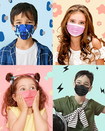 XDX Black Disposable Face Masks 50 Pack- 4 Layer Individually Wrapped Masks for Women Men Unisex Adults Breathable Black Masks for Adults Black-50pcs - kids mask