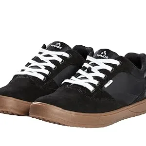 VAUDE AM Moab Gravity - Mid-height flat pedal cycling shoe for men and women 44 EU Black White - vaude