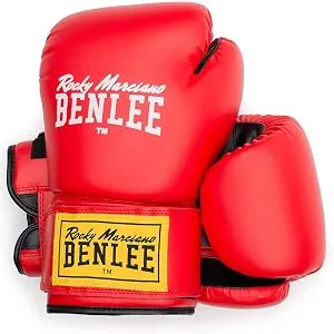 BENLEE synthetic leather boxing gloves (1 pair) Black Label Nero 14 oz Black - rocky
