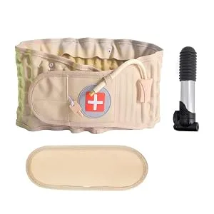 Inflatable Lumbar Belt for Lifting One Size Fits Waist Circumference Decompression Belt for the Back Inflatable Hip Belt - Aufblasbarer Lendengürtel