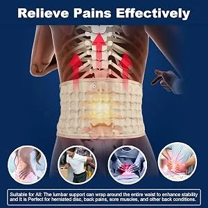 Inflatable Lumbar Belt for Lifting One Size Fits Waist Circumference Decompression Belt for the Back Inflatable Hip Belt - Aufblasbarer Lendengürtel