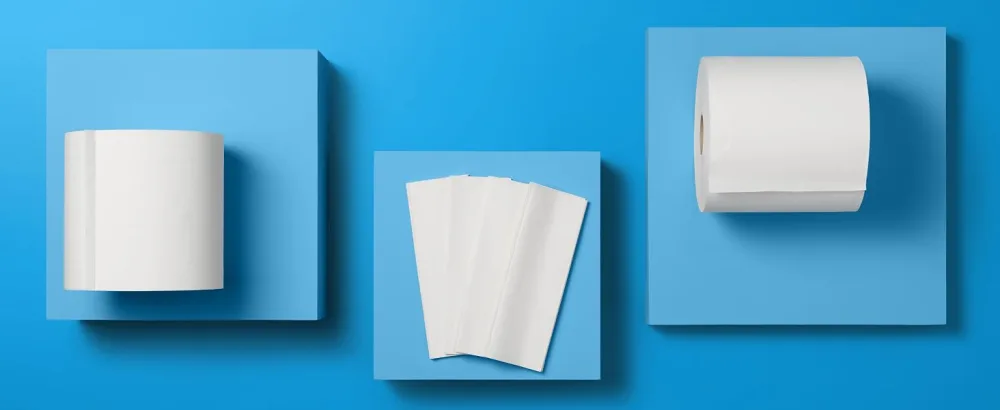 AmazonCommercial 2 LAGIG Interfold V-fold waste paper towels 23 x 24.5 cm 3750 pieces 15 packs with 250 sheets medium white 250 pieces (15 pack) Displaced paper (2-layer) V-fold - product information 1