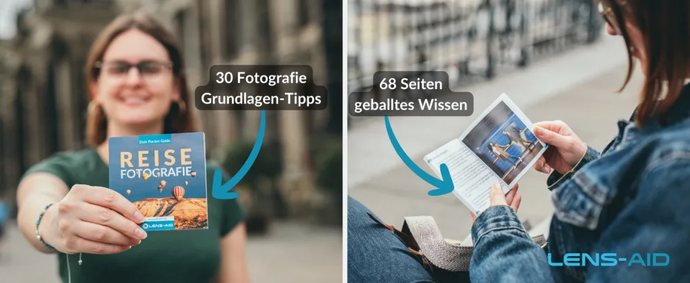 Lens-Aid Pocket Guide Travel: Basic travel photography knowledge for your pocket concentrated knowledge to go! - PG2.0