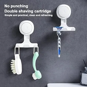Tytlyworth razor holder hanger hook |Shaving hook shower hanger |Reusable shower-shaved hook hooks self-adhesive wall hooks for luffa towels hat coat - Wasserbeständig