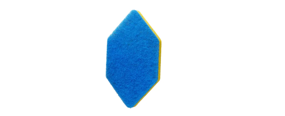 Vileda Bad Blitz replacement sponge hexagonal shape for bathroom cleaning no scratching - Vileda Bad Blitz Refill