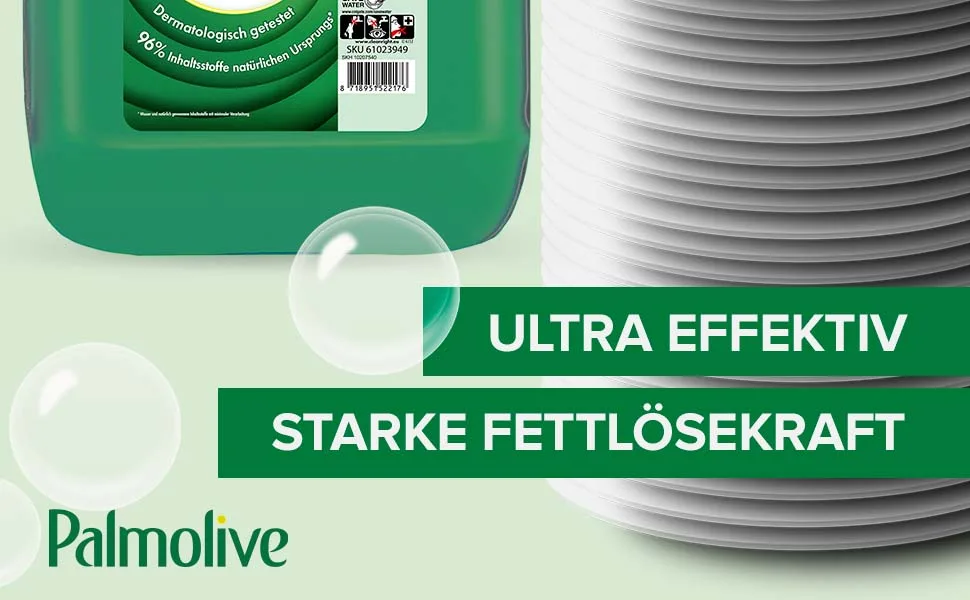 Palmolive Dishwashing Liquid Ultra Original 10L - Dishwashing liquid with high grease dissolving power - product information 2