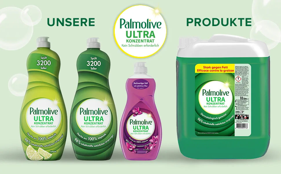 Palmolive Dishwashing Liquid Ultra Original 10L - Dishwashing liquid with high grease dissolving power - product information 5