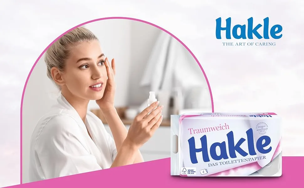 Hakle dream soft 80 Rolls 80 rolls - Hakle Traumweich Toilettenpapier