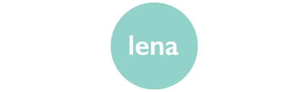 Lena Sensitive Menstrual Cup - Small - Coral - Regular Flow - Soft Beginner Cup - Made in USA - Sensitive Bladders & Period Cramps Coral Small (Pack of 1) - Lena Menstrual Cup Logo