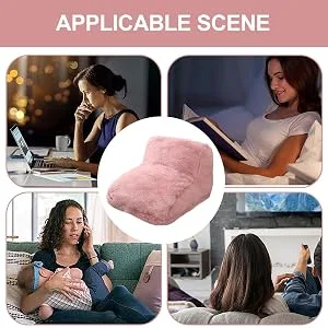 Vesone USB foot warmers |Full size thickened comfortable foot warmers soft heated slippers for home at work winter gifts pink - Praktisch und tragbar