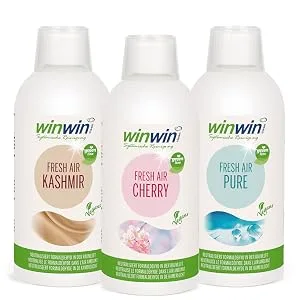 FRESH AIR Vegans 'CHERRY' air purification concentrate 500ml I VEGAN I without artificial colors I EUR 55.80/L - winwinClean Fresh Air Vegans, Duftserie, Kashmir, Cherry, Pure