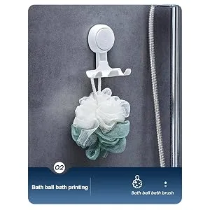 Kasmole razor holder |Shaving hook shower hanger |Reusable shower-shaved hook hooks self-adhesive wall hooks for luffa towels hat coat - Verhindert Wasser