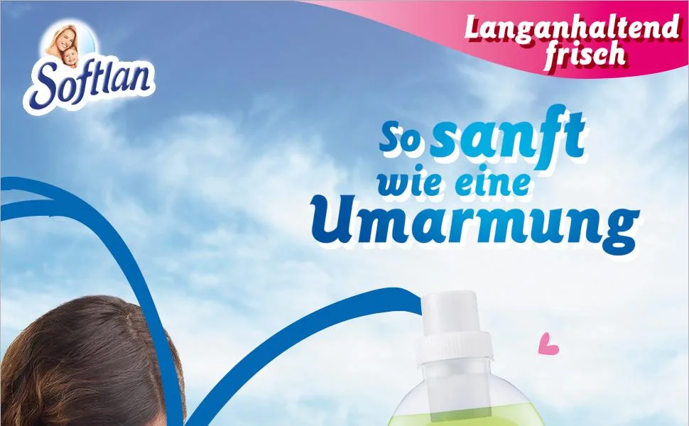 Softlan fabric softener Spring Fresh 12 x 1l - for pamperingly soft laundry and a long-lasting fragrance Spring Fresh 12 x 1L - Softlan, Weichspüler, Softlan Weichspüler