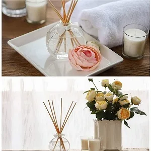 BUIFU 100 pc diffuser stick 30 * 0.3cm rattanstfen room fragrance fragrance stick light yellow aroma diffuser stick reed diffuse sticks natural diffuser sticks for essential oils in the home spa - product information 4