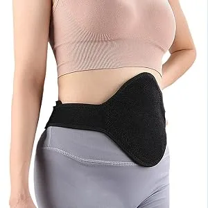 HOLDES Heated back bandage - Dot Matrix Design Lower Back support |Portable waist warmer soft back support for relief posture correction spine - Magnetische Unterstützung