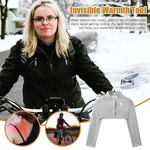 Faceynde shoulder-warm pad |Non-loading neck wrap shoulder cushion ears shoulder wrap cushion thick safe for breastfeeding air-conditioned rooms skin color#g m#g - Schulter- und Nackenschutz