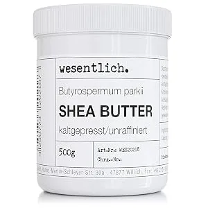Shea butter cold pressed 100ml - wesentlich., Sheabutter