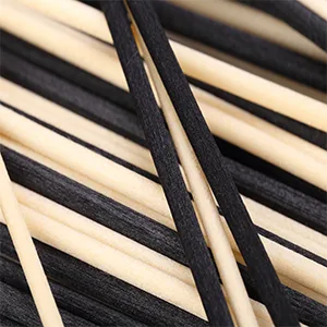 HOSSIAN Reed Diffuser Sticks - Reed diffusers-Reed Sticks -Diffuser Glass Bottles-Diffuser Refills- Natural Rattan Wood Replacement for Aroma Fragrance (10" Black and Beige) - Fiber Reed Diffuser6