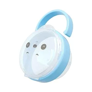 Firulab pacifier case pacifier holder - transparent pacifier -storage box |Transparent storage box for pacifier baby nipple cover universal accessories for the trip blue - Sicher und zuverlässig