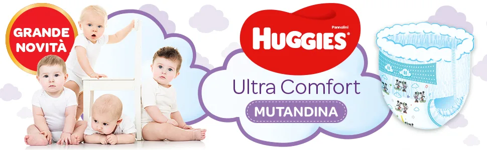Huggies Ultra Comfort Diaper Pants Size 4 (9-14 kg) Pack of 72 Diaper Pants 72 pieces (1 pack) - 1 Stück.