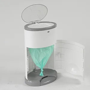Korbell Windeleimer Standard 16 Liter Pastellblau - Sparsame Einlagen.