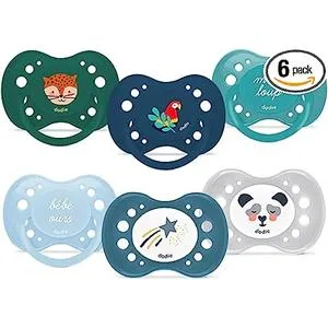 Dodie Anatomical Pacifiers for Boys 18 Months BPA Free Durable 6 Pack for Boys 6 Pack (1 Set) - product information 2