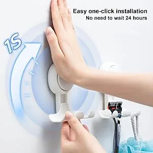 Holds Razor holder Hooks wall-razor hook hangers-reusable self-adhesive wall-rasier-suction hooks for hat razor towels coat - Wasserdichtes Design