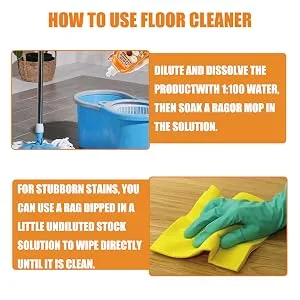 Powerful floor cleaner Powerful Decontamination Floor Cleaner Multi-Purpose Floor Cleaner Hardwood Floor Cleaner Orange floor cleaning concentrate multi-purpose floor cleaner (2 pieces) - Bodenreiniger Flüssig
