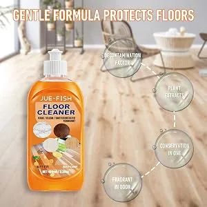 Powerful floor cleaner Powerful Decontamination Floor Cleaner Multi-Purpose Floor Cleaner Hardwood Floor Cleaner Orange floor cleaning concentrate multi-purpose floor cleaner (2 pieces) - Reinigungsmittel