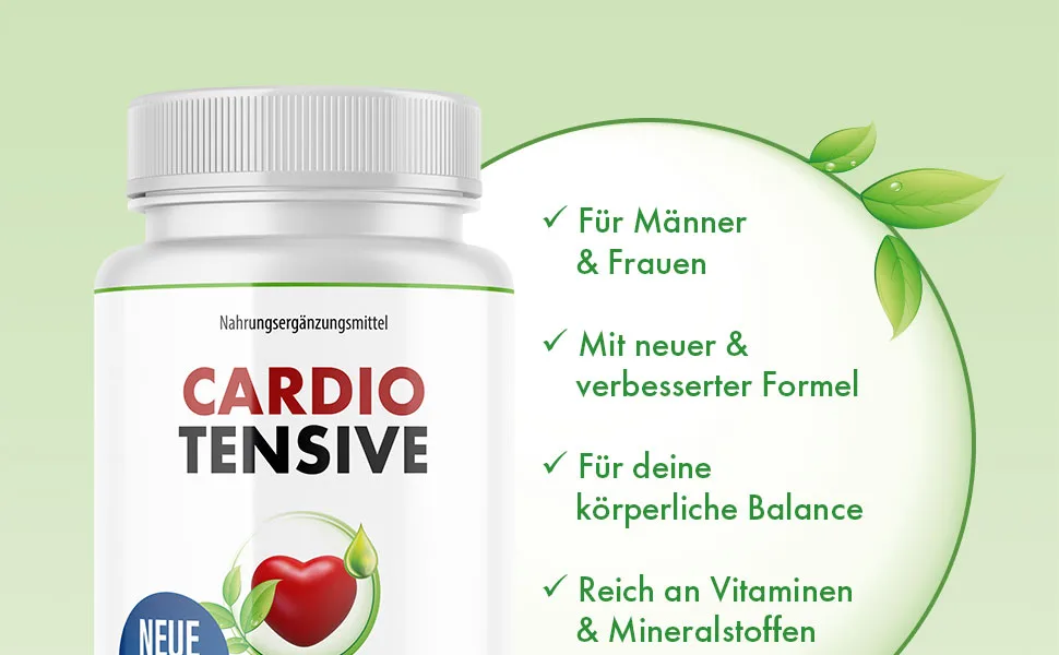 Cardiotensive Capsules - 90 Capsules - Quality for Men and Women 1x90 - Cardiotensive 1