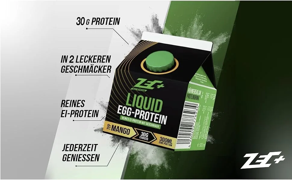 ZEC+ Liquid Egg 6-pack protein drink with 30g protein (2-pack 12-pack) 2-pack 3.6 l (1-pack) - low-carb lebensmittel low-carb brot low-carb pizzateig lizza pizza-backmischung protein tortillas