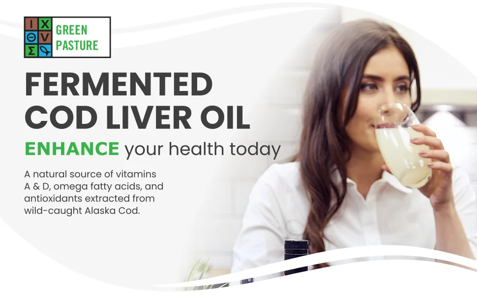 Green Pasture fermented cod liver oil | 180ml (Orange) - Fermentiertes Lebertran