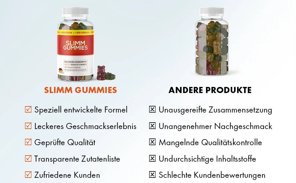 Slimm Gummies | Gummies with natural plant flavor - Fruit Gummies - 60 Gummies - Monthly supply 1x - product information 3