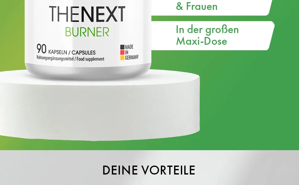 THENEXT Burner capsules - with valuable ingredients such as Garcinia Cambogia - for women & men - 90 capsules per can 1x - product information 2