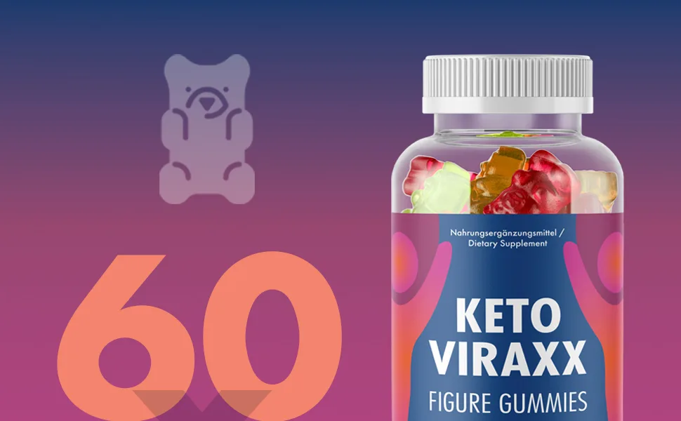 Ketoviraxx Figure Gummies - Monthly supply with 60 pieces of Keto fruit gums pPack 1x 1 X - product information 1