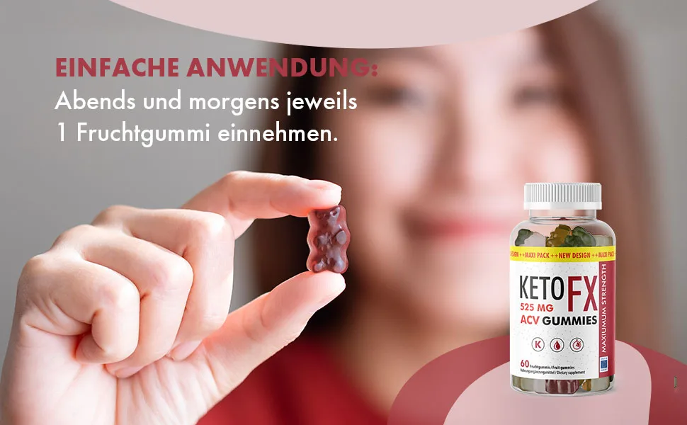 Keto Fx Gummies - Keto Fruit Gummies - Monthly supply with 60 pieces pPack (1x) - product information 4