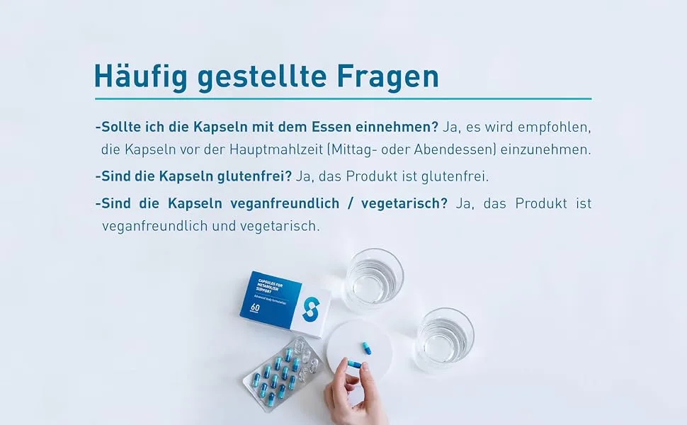 SHAPE capsules - "Advanced body" DUO formula Support of metabolism 60 capsules (1 pack) 1 pack (60 capsules) - Häufig gestellte Fragen