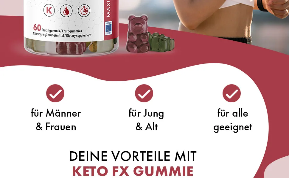 Keto Fx Gummies - Keto Fruit Gummies - Monthly supply with 60 pieces pPack (5x) - product information 2