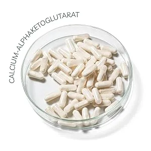 Neotes Calcium alphaketoglutarate - 60 high -dose capsules - 1000mg CAAKG - Premium dietary supplement - without unnecessary additions - produced in Germany & laboratory test 60 pieces (1 Pack) - Calcium-Alphaketoglutarat