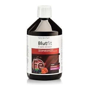 Sanct Bernhard Blutfit Iron Elixir 500 ml 500 ml (1 pack) - Sanct Bernhard Blutfit Eisen-Elixier