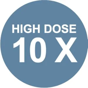 Bifidobacterium lactis HD (high dose) 290 capsules with 1 000% more content than standard products. 30 billion CFU per day - bifido