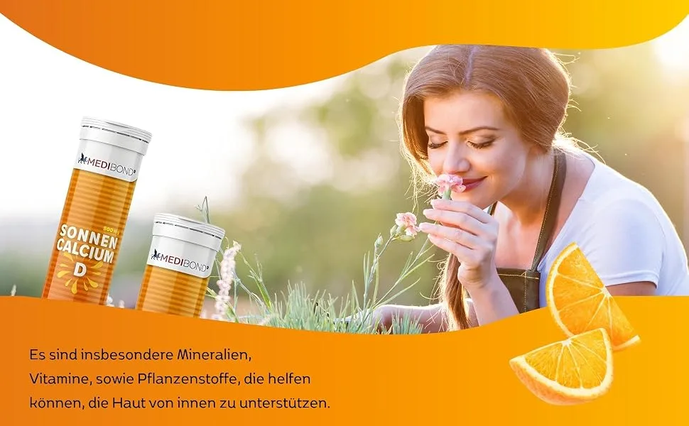 Sonnencalcium D Medibond effervescent tablets 2 x 20 pcs - Mineralien und Vitamine