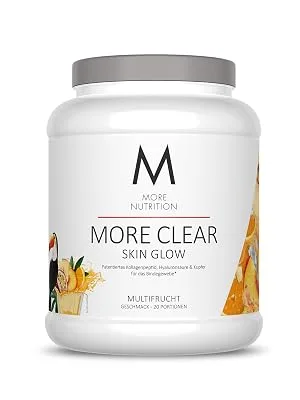 MORE NUTRITION More Clear Glow Peptides Watermelon 2 x 600 g Clear Whey with Collagen 2 x Watermelon - More Clear Skin Glow
