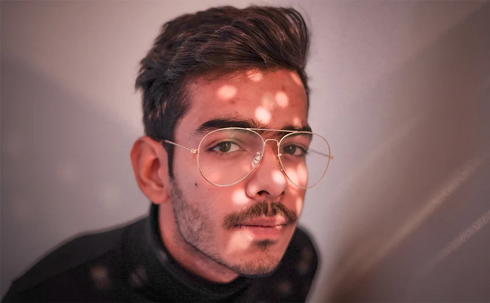 ALWAYSUV classic glasses metal frame glasses frame vintage glasses decorative glasses yellow - product information 3