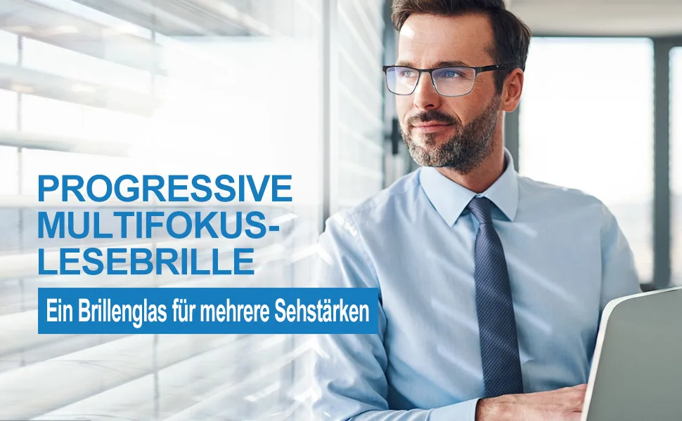 Skyway progressive multifocal anti-blue light reading glasses men women Light mental frame spring hinges computer glasses. - lesehilfe