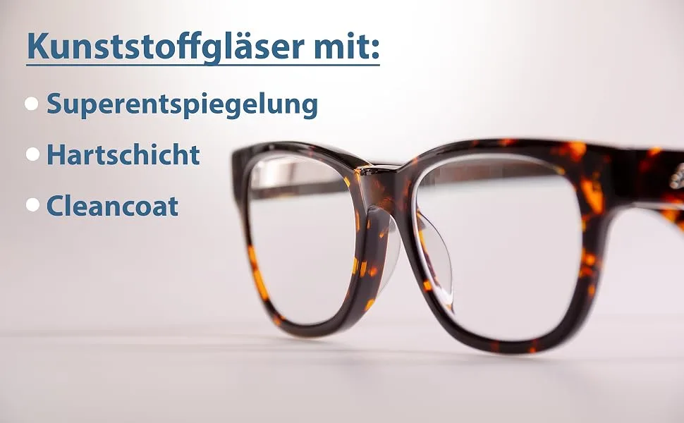 Edison & King Reading Glasses Endless Modern plastic glasses anti-reflective hardened made of acetate +2.50 dpt Transparent - Edison & King, Endless, Gläser