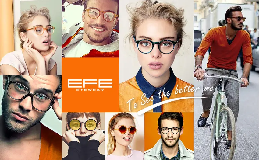 Efe reading glasses men women 4-pack anti-blue computer glasses with spring hinges designer style high-quality rectangular ultra-light comfortable for anti-fatigue reading aid multicolored 1.0 x - Lesebrille