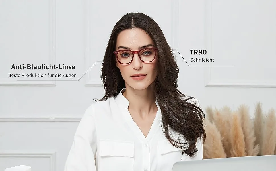 JOOX Vintage Reading Glasses for Men Women Rectangular Reading Aid Glasses with Spring Hinges Black 1.0 x - product information 2