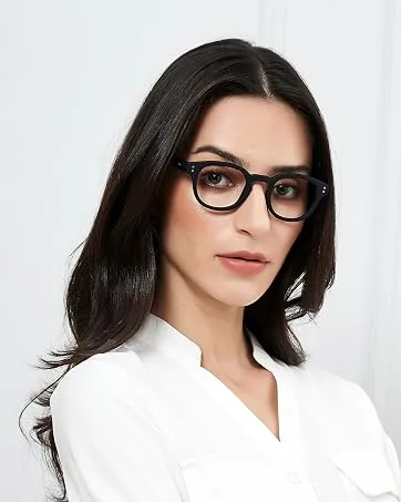 JOOX Vintage Reading Glasses for Men Women Round Reading Aid Glasses with Spring Hinges Brown Tortoise 0.0 x - model